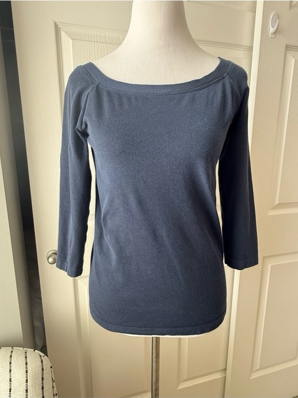 Wolford Navy Blue Long Sleeve Tee